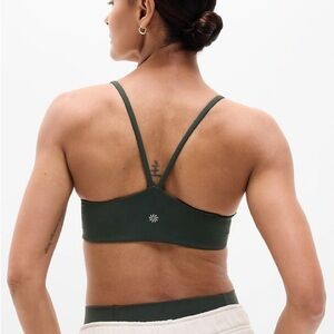🆕 NWT Transcend Scoop Sports Bra A-C Elm Soft Pilates Yoga Low Impact Active $45